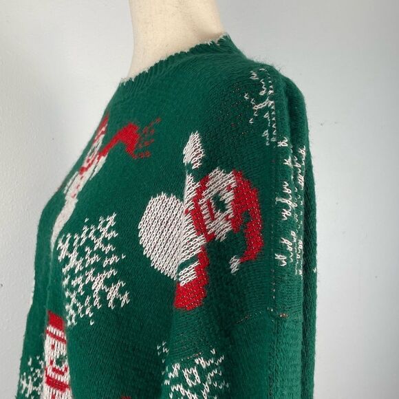 Vintage Snowman Sweater Size M - Picture 4 of 8